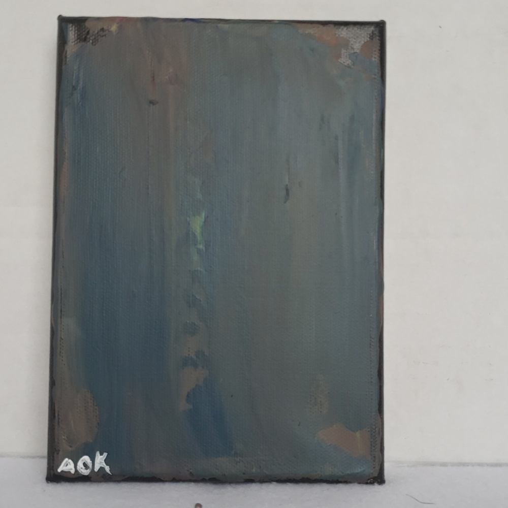 Current of Water. Acrylic painting.